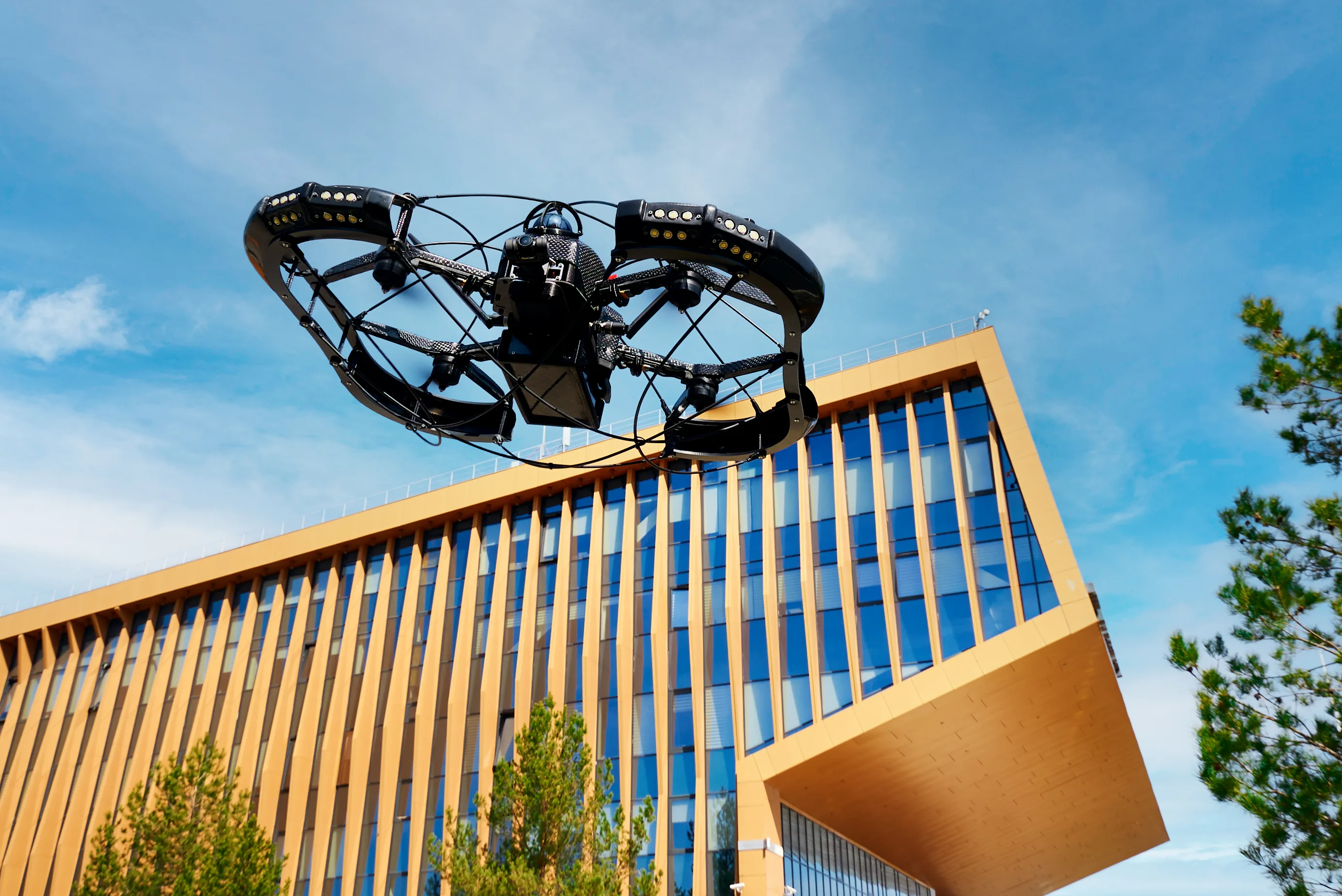 InnoSpector drone over the Innopolis University campus